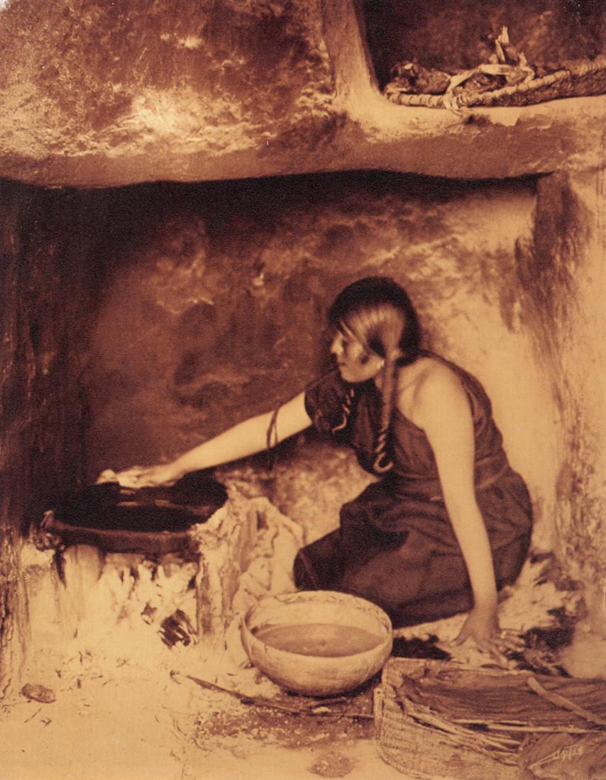 EDWARD CURTIS - The Piki Maker, Hopi (1 of 1)