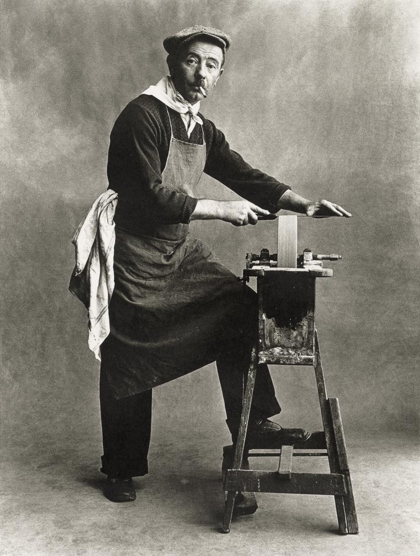 IRVING PENN - Remouleur (Knife Grinder), Paris, 1950 (1 of 1)