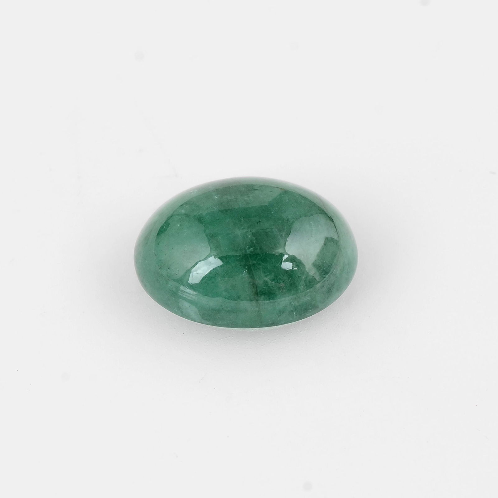 5.05 Carat Green Color Natural Oval Emerald Loose Gemstone 1 Pieces (1 of 6)