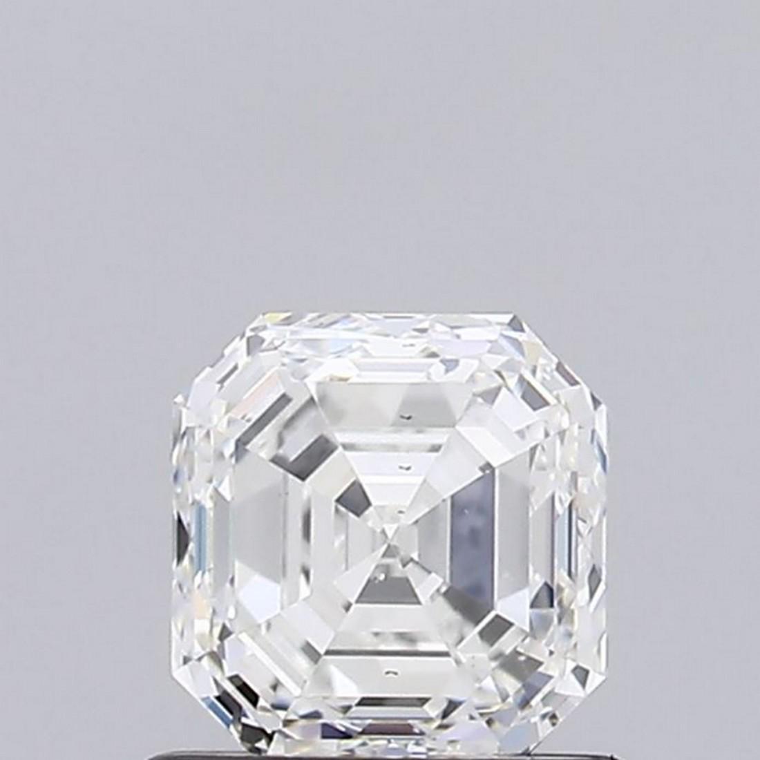 1.00 Carat H Color Natural Square Emerald Cut Diamond Loose Gemstone 1 Pieces (1 of 6)