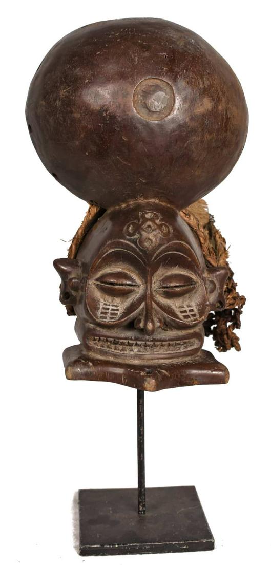 Chihongo Mask - Raphia, Rope - Chokwe - DR Congo (1 of 8)