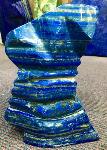 12 Kg Unique Shape Stepwise Vintage Royal Blue Lapis Lazuli Tumble From Sar e Sang Afghanistan (1 of 5)