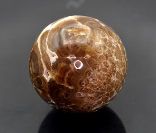 259 Gram Beautiful Healing Sphere Chocolate Calcite (1 of 4)