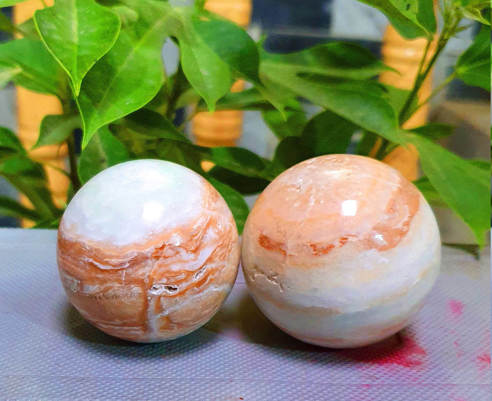 Polished Blue Calcite Crystal Sphere Natural Crystal Ball - 483 Gram - 52*52*52 mm (1 of 5)