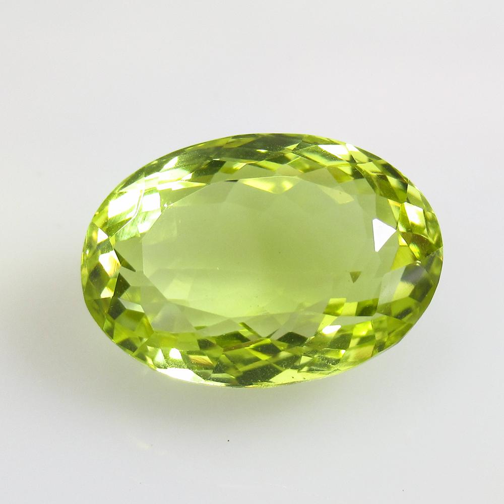 17.59 Ctw Natural Lemon Quartz Oval Cut: No Reserve! Title: 17.59 Ctw Natural Lemon Quartz Oval Cut Stone Clarity: VVS Gemstones: Natural Lemon Quartz Carat Weights: 17.59 Size/Dimensions: 18.60 x 13.30 x 10.50 mm Additional Information: Top