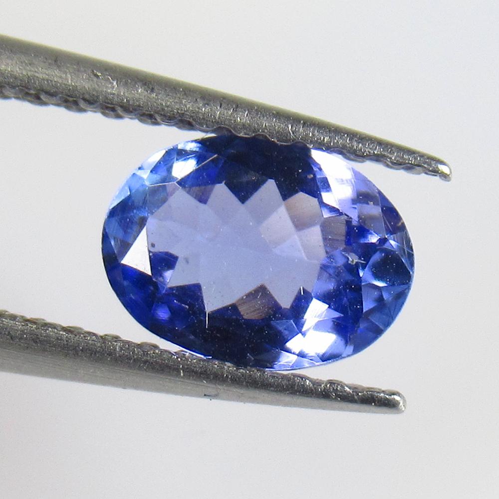 0.75 Ctw Natural Tanzanite Oval Cut: No Reserve! Title: 0.75 Ctw Natural Tanzanite Oval Cut Stone Clarity: VVS Gemstones: Natural Tanzanite Carat Weights: 0.75 Size/Dimensions: 7.00 x 5.10 x 2.80 mm Additional Information: Top Class Lust