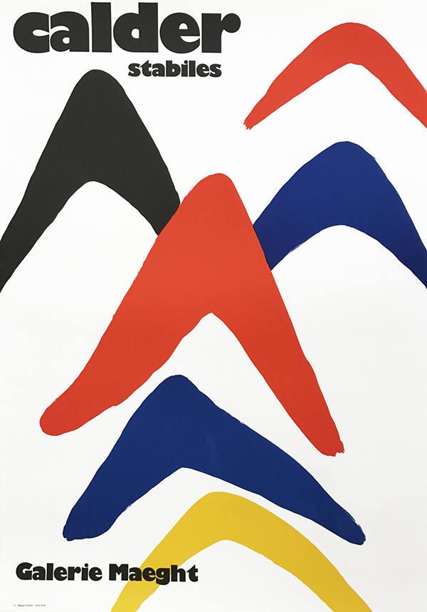Alexander Calder Stabiles, Poster Original Lithograph (1 of 1)