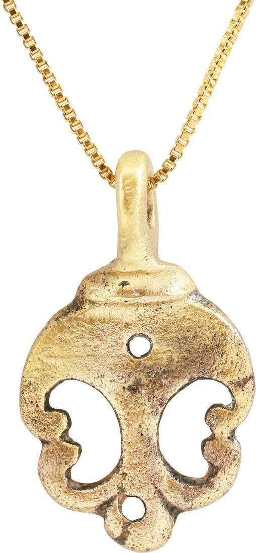 RARE VIKING LUNAR PENDANT, 9th-10th CENTURY (1 of 3)