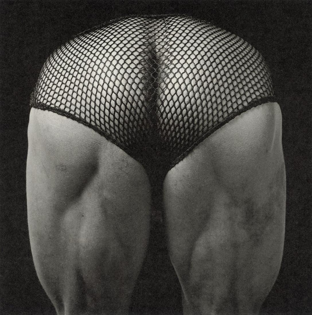 ROBERT MAPPLETHORPE - Untitled, 1981: Artist: Robert Mapplethorpe Title: Untitled, 1981 Medium: Photo Litho, 1995, Italy Dimensions: 6.9x6.95" Description: Heat Wax Mounted on 8.5x11" Conservation Board Artist Bio: Robert Mapplethorpe was