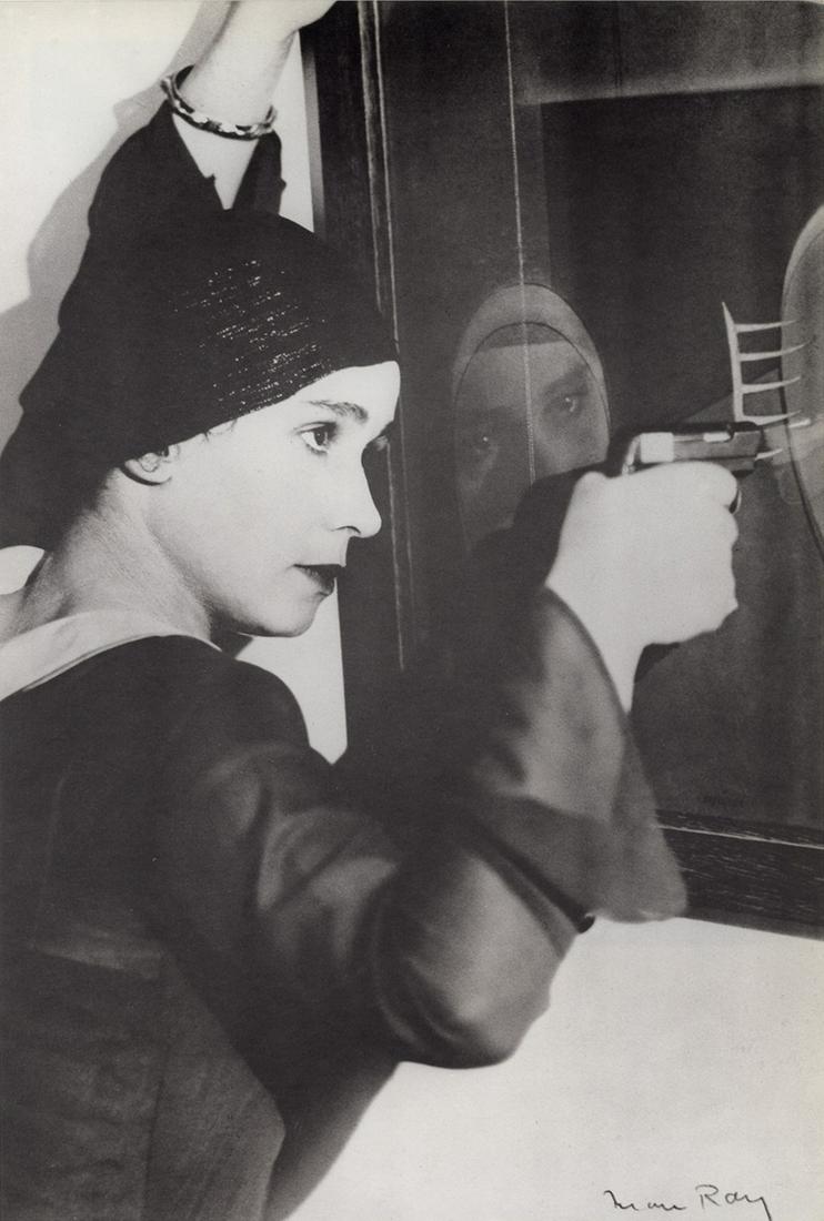 MAN RAY - Suicide, 1926: Artist: Man Ray Title: Suicide, 1926 Medium: Photo Litho, 1982, France Dimensions: 8x11.85" Description: Heat Wax Mounted on 12x16" Conservation Board Artist Bio: Man Ray, original name Emmanuel Radni
