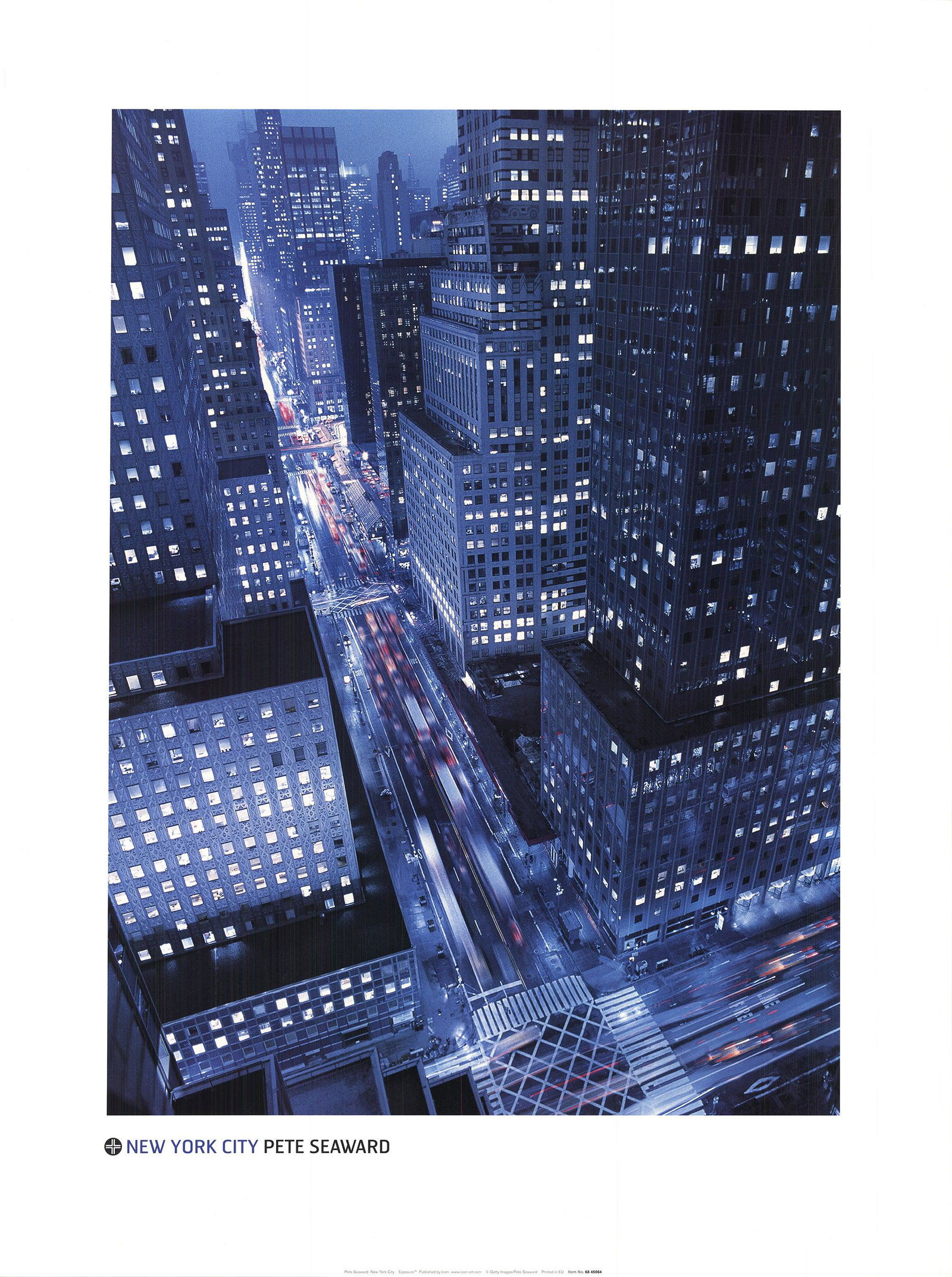 Pete Seaward - New York City - Offset Lithograph 31.5" x 23.75" (1 of 3)