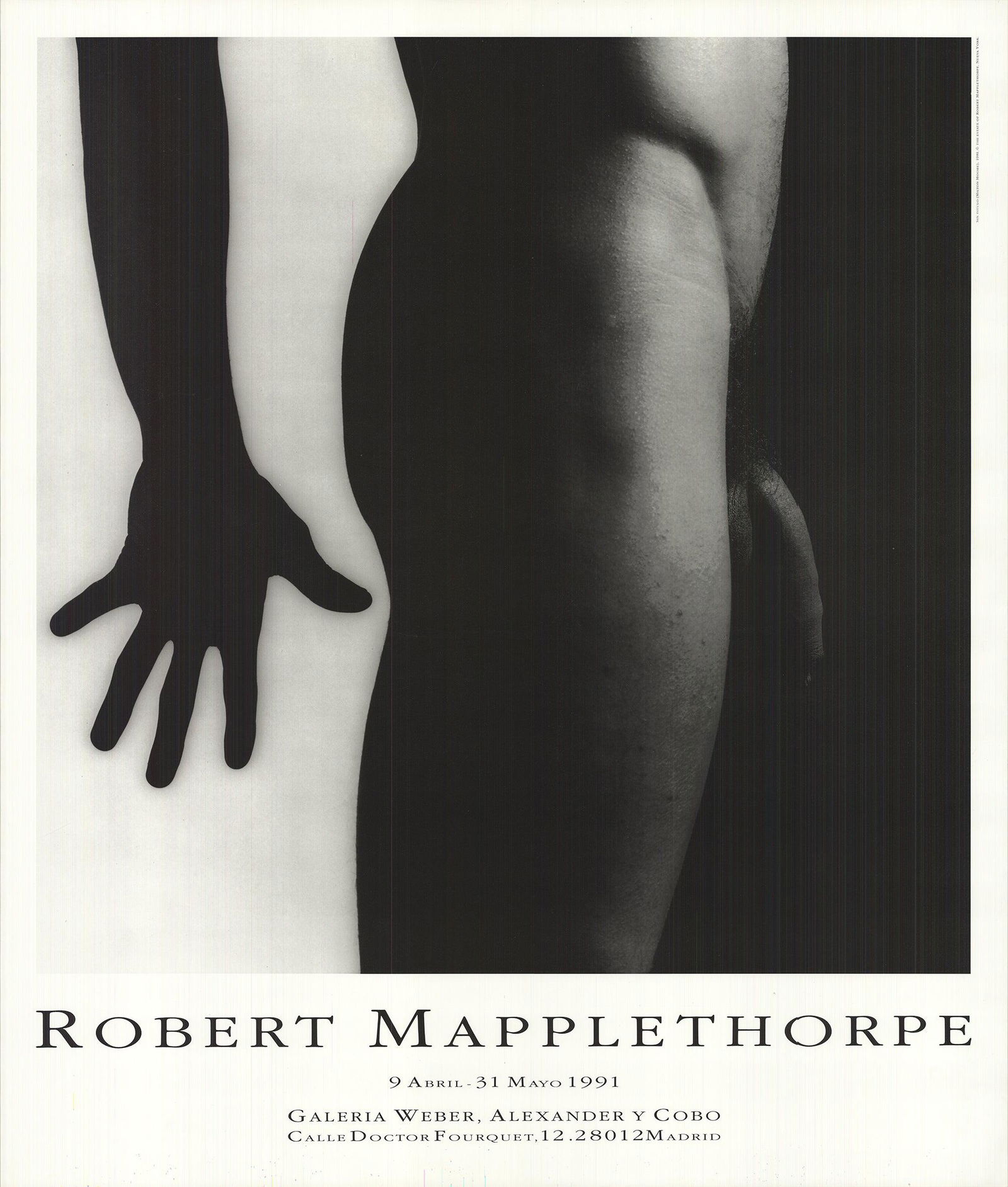 Robert Mapplethorpe - Sin Titulo (Milton Moore) - 1991 Offset Lithograph 31.5" x 26.75" (1 of 1)