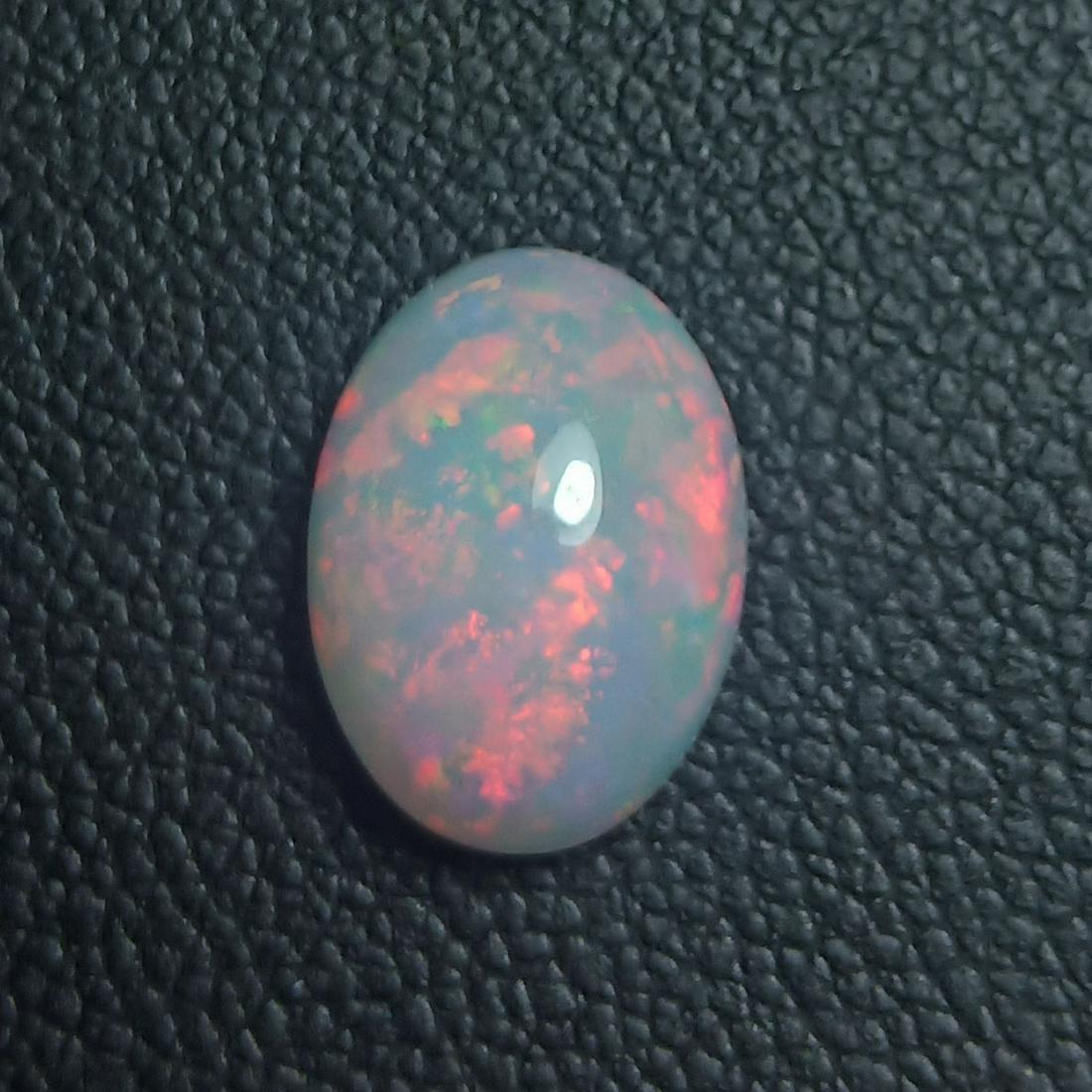 3.10 CTS GOOD LUSTER NATURAL ETHIOPIAN MULTI COLOR OPAL OVAL SHAPE LOOSE GEMSTONES (1 of 5)