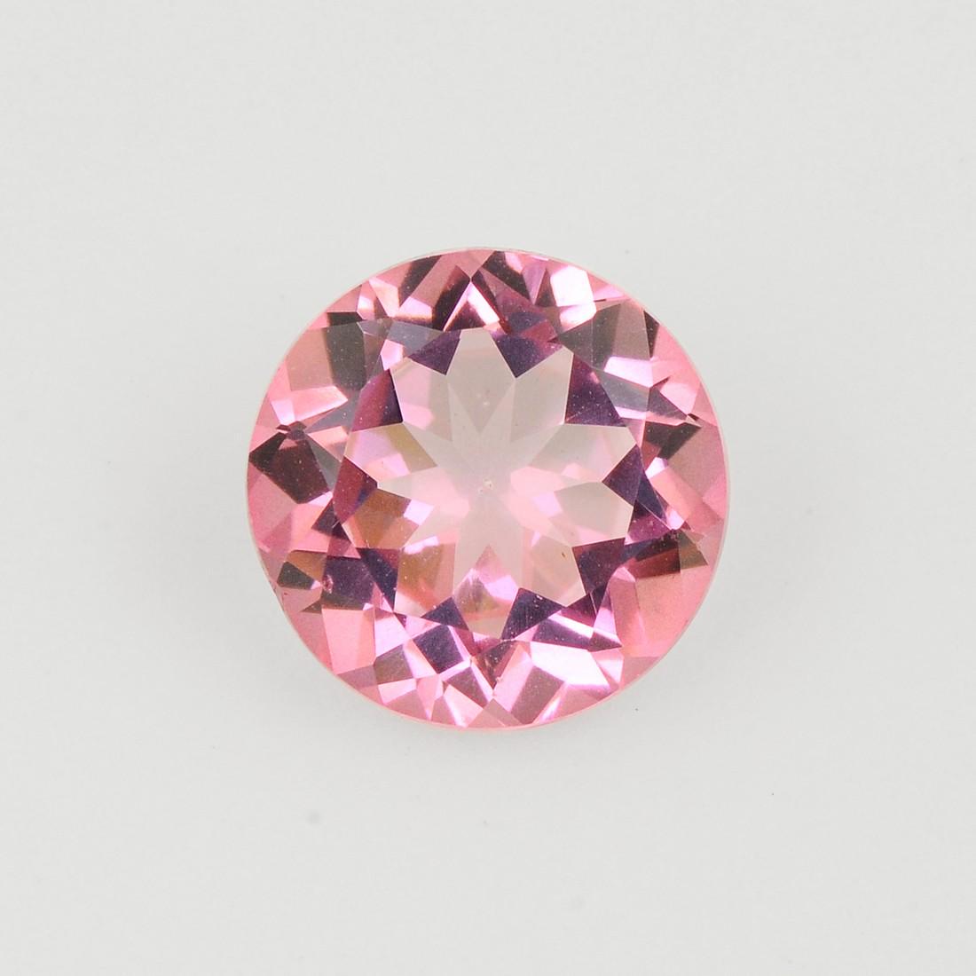 7.17 Carat Natural Round Pink Topaz Loose Gemstone 1 Pieces (1 of 7)