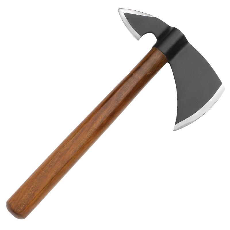 Handmade hunting viking axe tomahawk hatchet steel wood (1 of 4)