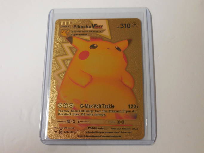 Carta Pokémon Pikachu Vmax Português Original