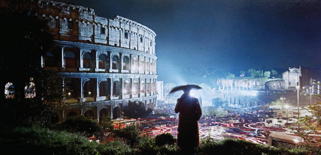 Olivo Barbieri: Colosseum Rome, 1995: Artist: Olivo Barbieri Title: Colosseum Rome, 1995 Date: 2008 Medium: High Quality Photo Print with Copyright Olivo Barbieri Print Origin: Printed in Italy - Portfolio Edition by Corriere della Sera D