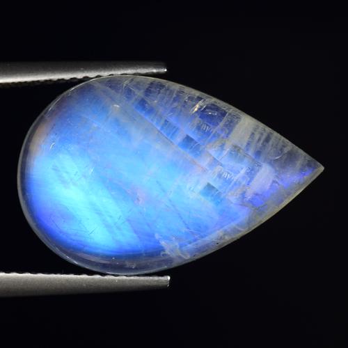 13.60 CTS NATURAL MOONSTONE PEAR CABOCHON LOOSE GEMSTONES: Title: 13.60 CTS NATURAL MOONSTONE PEAR CABOCHON LOOSE GEMSTONES Carat Weights: 13.6 Size/Dimensions: 20.5 x 13.1 x 6.5 MM Additional Information: CLARITY SI Reserve: $15.00 Shipping: Domestic: Flat-r