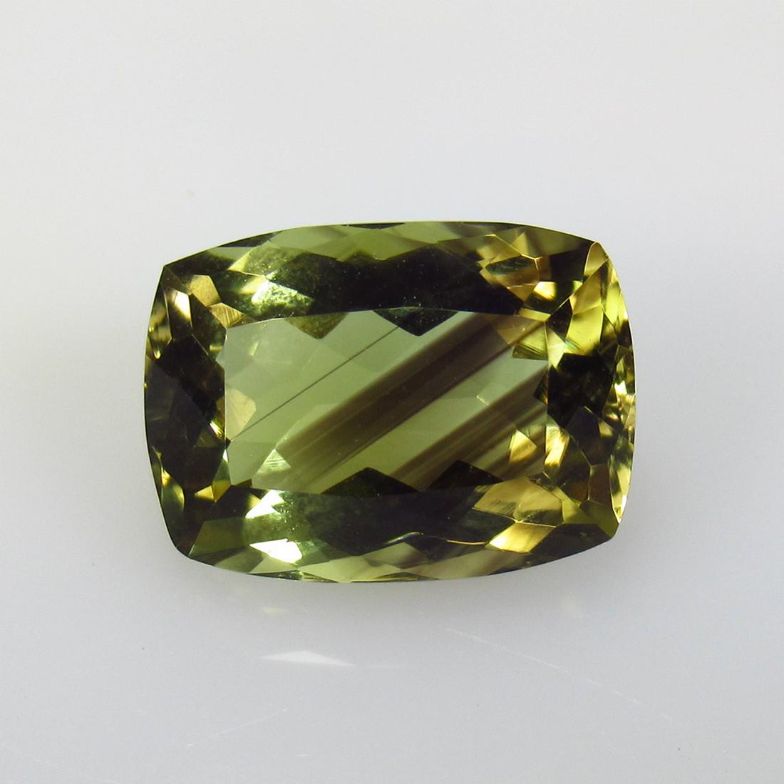 8.71 Ctw Natural Bi-Color Lemon Quartz Cushion Cut: No Reserve! Title: 8.71 Ctw Natural Bi-Color Lemon Quartz Cushion Cut Stone Clarity: VVS Gemstone: Natural Lemon Quartz Carat/Weights: 8.71 Size/Dimension: 15.20 x 11.10 x 8.00 mm Additional Informati