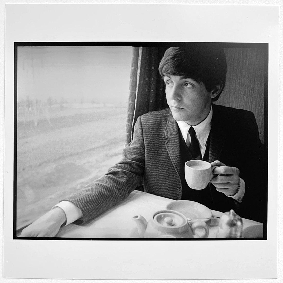 Harry Benson- Paul. 1964: B/W photograph, 6" x 6" signed in pen verso Reserve: $220.00 Shipping: Domestic: Flat-rate of $15.00 to anywhere within the contiguous U.S. International: Foreign shipping rates are determined by dest