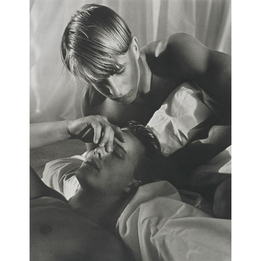 BRUCE WEBER - Shangri-La Hotel, Santa Monica CA: Artist: BRUCE WEBER Print Title: Shangri-La Hotel, Santa Monica CA Medium: Sheet-fed Gravure Printing Date: 1980's Printed in Spain Image Size approx: 11 X 8.5 inches Bruce Weber is an American fashio