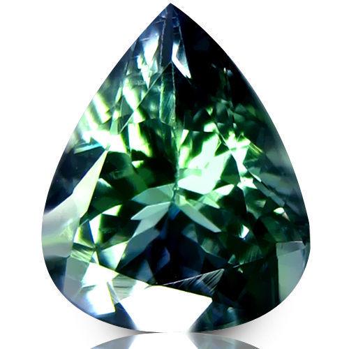 Natural Tanzanite 0.56ct Pear AAA Greenish/Yellowish/Bluish/Silver VVS: Natural Tanzanite 0.56ct Pear AAA Greenish/Yellowish/Bluish/Silver VVS Reserve: $27.00 Shipping: Domestic: Flat-rate of $10.00 to anywhere within the contiguous U.S. International: Foreign shipping ra