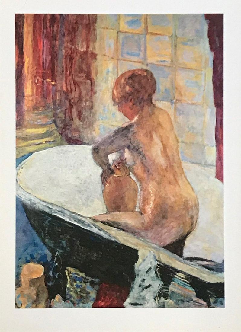 1965 Bonnard Nu a la cruche: Artist: Pierre Bonnard Title: 1965 Bonnard Nu a la cruche Medium: Offset Lithograph Size: 15 x 11 inch Description: Artist: Pierre Bonnard Title: Nu a la cruche -( DM5155 ) Midium: Offset Lithograph (