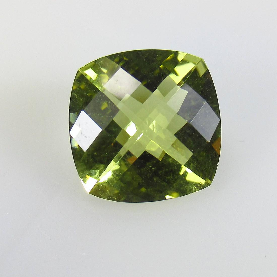 4.19 Ctw Natural Lemon Quartz Cushion Cut: No Reserve! Title: 4.19 Ctw Natural Lemon Quartz Cushion Cut Stone Clarity: VVS Gemstones: Natural Lemon Quartz Carat Weights: 4.19 Size/Dimensions: 10.90 x 10.80 x 6.60 mm Additional Information: Top