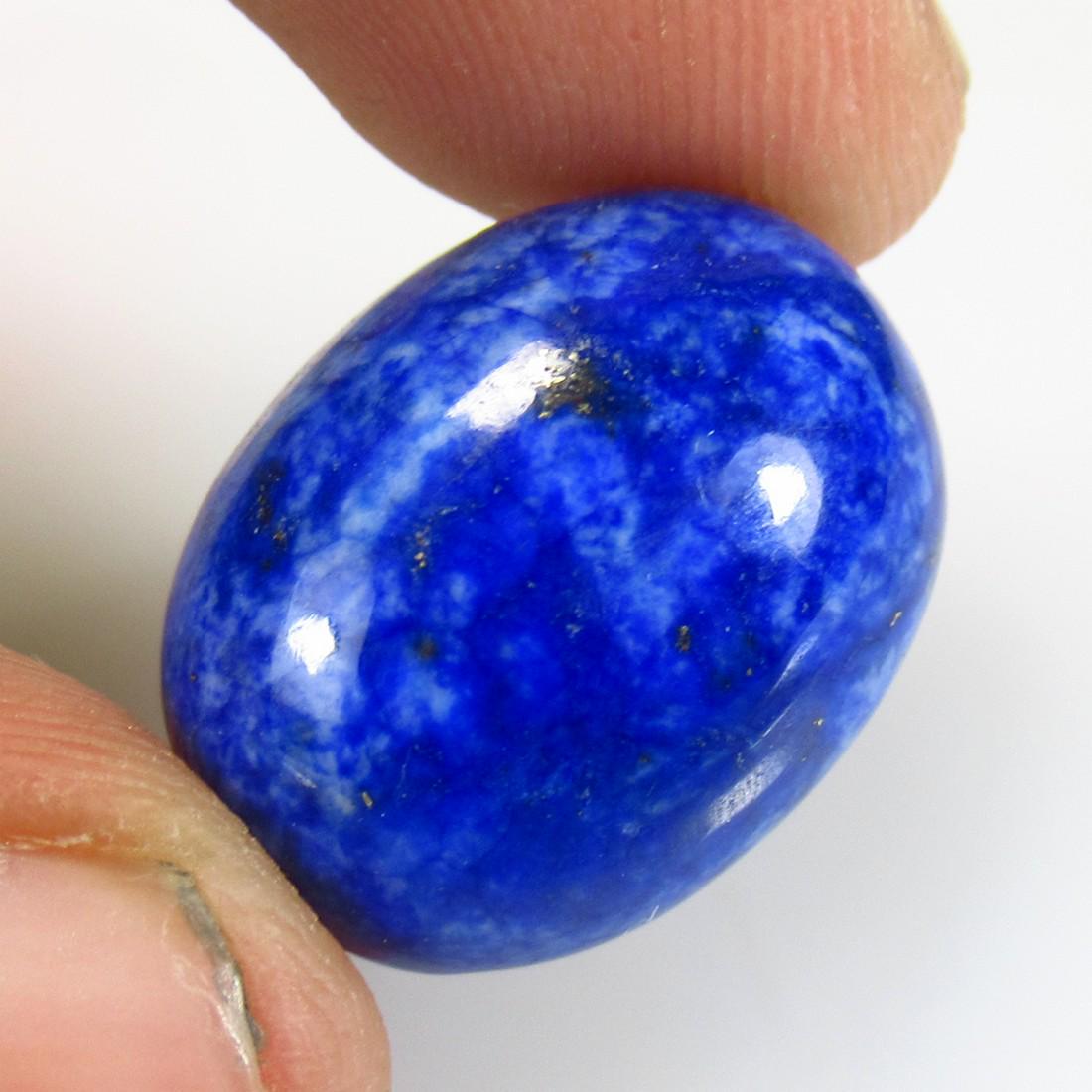 21.06 Ctw Natural Blue Lapis Round Cab (1 of 2)