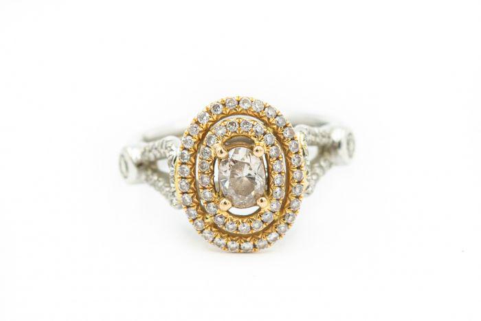 Estate Gold and Diamond Ring (1 of 7)