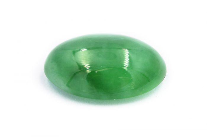 Natural Jadeite Jade Oval: Title: Natural Jadeite Jade Oval Description: Natural Jadeite Jade Oval, Translucent; 6.17cts; GIA Report #5171920796 Details: Item Number; 118084; Weight; 6.1700; Jewelry Type; Loose Stone Reserve: $