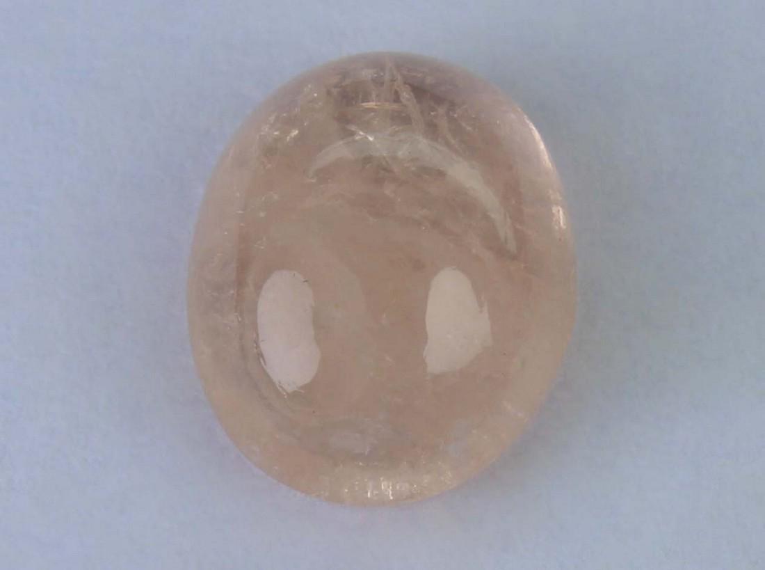 2.83 cts Natural Morganite: No Reserve! Gemstone : Natural Morganite Shape and cut : Oval Cabochon Weight : 2.83 Carats Measurements : 10x8 mm Color : Peach Transparency : Transparent Treatment : No Treatment Origin : India Clar