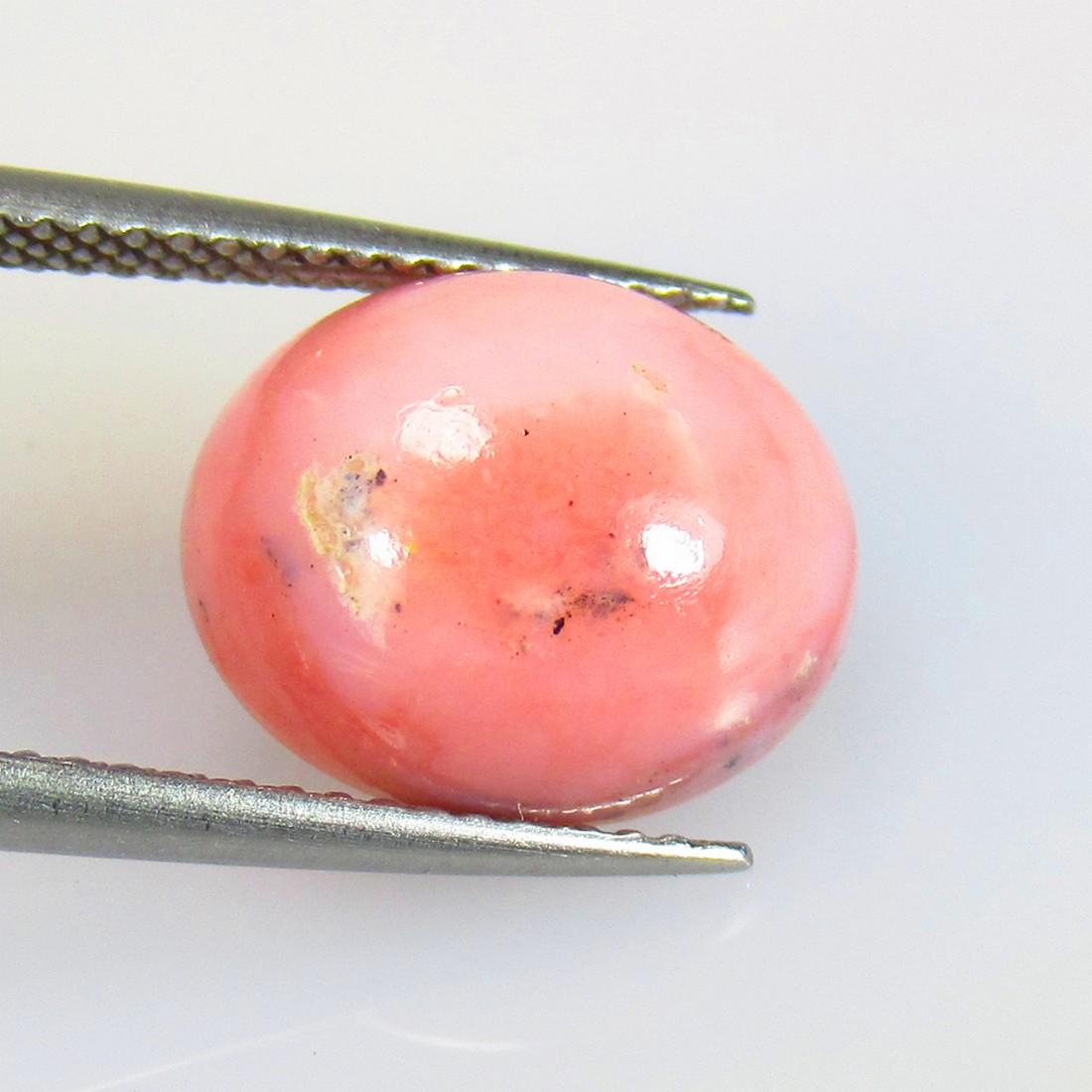 5.23 Ctw Natural African Welo Pink Opal Oval Cabochon: No Reserve! Title: 5.23 Ctw Natural African Welo Pink Opal Oval Cabochon Stone Clarity: Opaque Gemstone: Natural Pink Opal Carat Weights: 5.23 Size/Dimensions: 12.90 x 10.6 0x 6.80 mm Additional Info:
