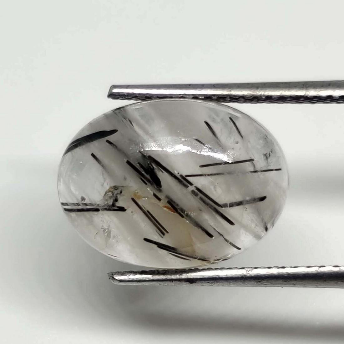 5.60 ct Natural Black Rutile Quartz (1 of 2)