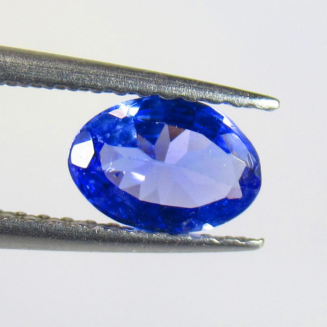 0.71 Ctw Natural Tanzanite Oval Cut: No Reserve! Title: 0.71 Ctw Natural Tanzanite Oval Cut Stone Clarity: VVS Gemstone: Tanzanite Carat Weights: 0.71 Size/Dimensions: 7.10 x 5.00 x 2.80 mm Additional Info: Top Quality Luster / Excellent