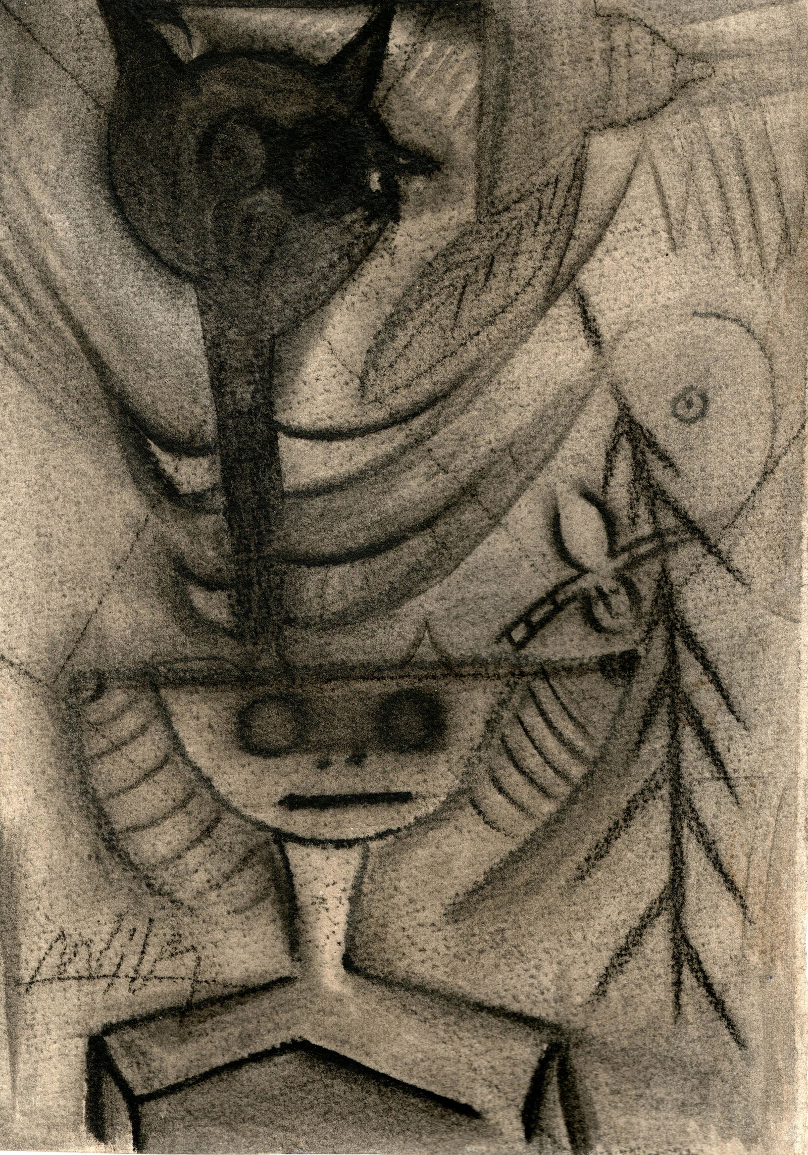 Wifredo Lam  - Drawing on paper (1 of 2)