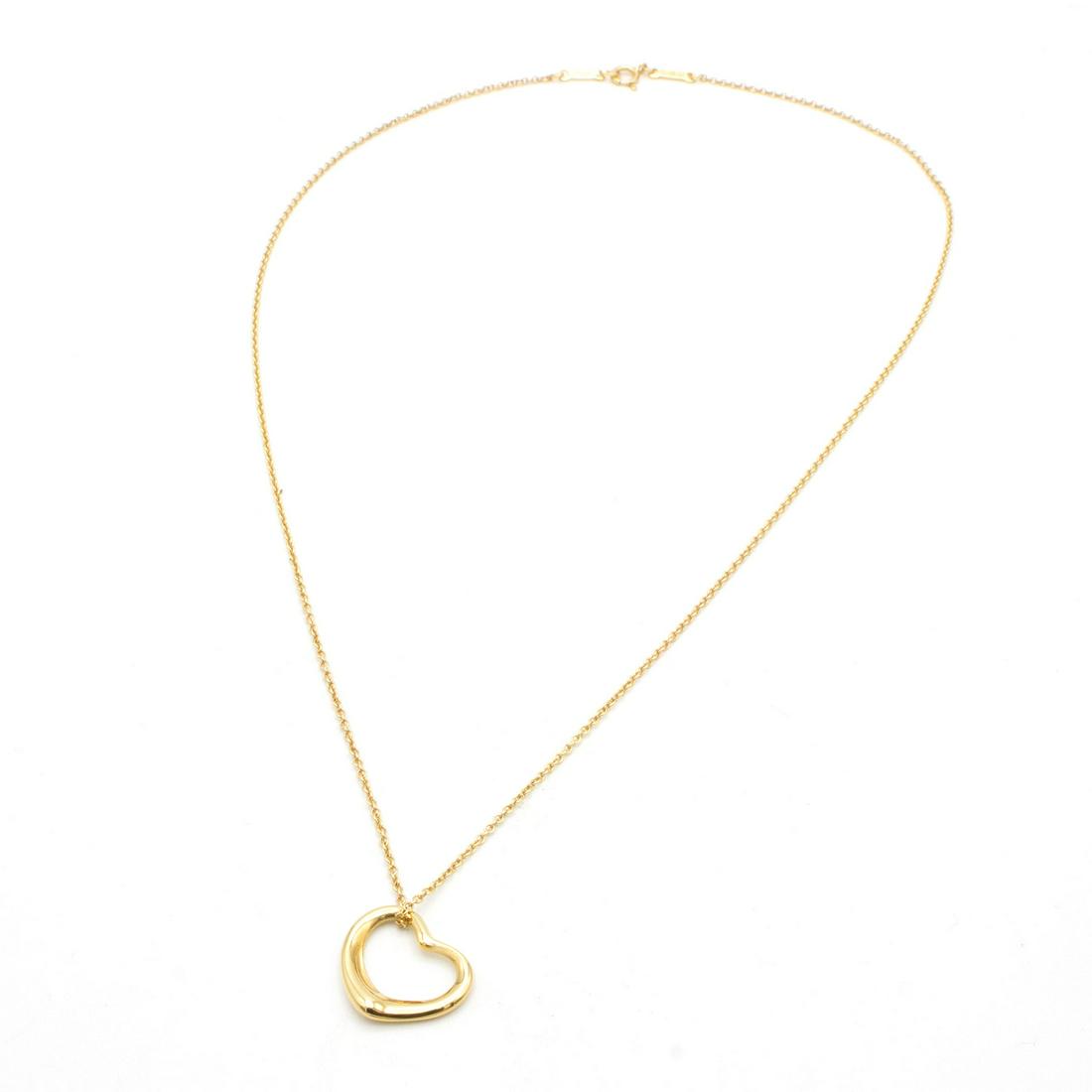 Tiffany & Co Open Heart 18K necklace (1 of 5)