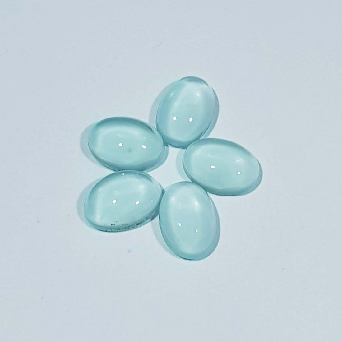 10.50 ct Top Grade Natural Chalcedony: No Reserve! Title: 10.50 ct Top Grade Natural Chalcedony Color/Clarity: Pariba Blue / VVS Gemstones: Chalcedony Carat Weight: 10.5 Size/Dimensions: 10.00 x 7.00 x 4.00 Additional Information: Oval / I