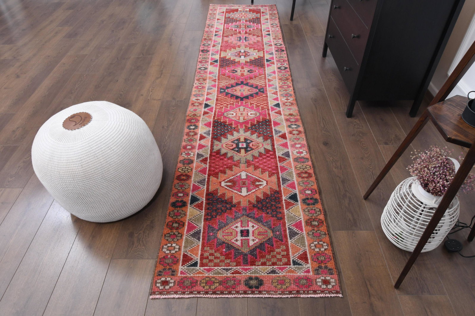 2x11 Vintage Turkish Oushak Runner (1 of 9)