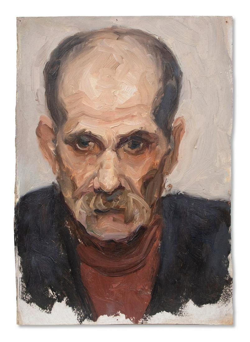 Bogdanov Vadim (Ukrainian, 1937 – ), "Unknown man", oil on board (1 of 3)