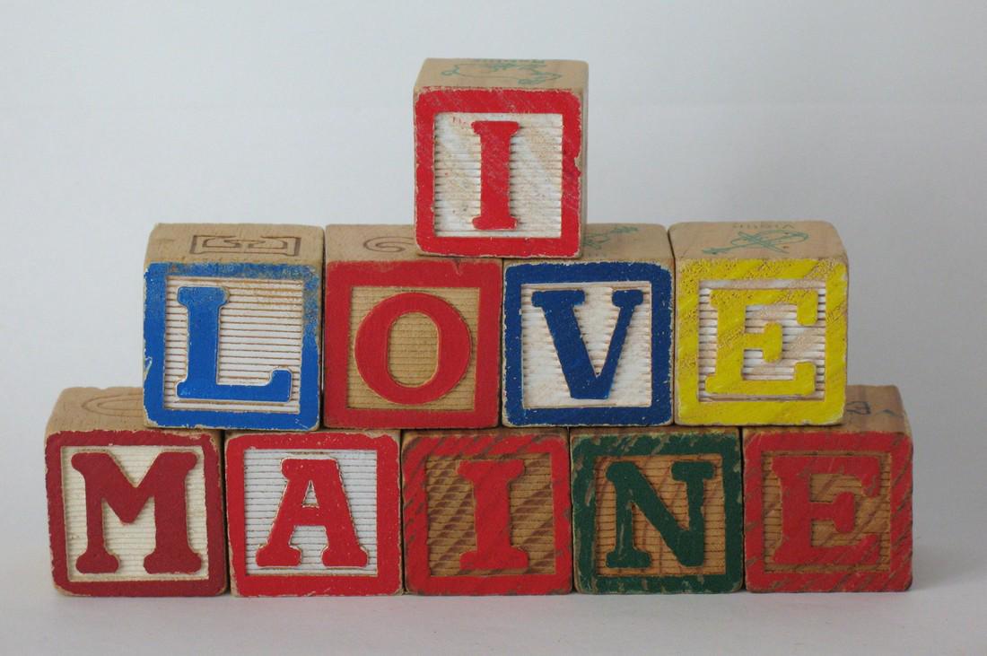 Vintage wood Children's blocks. (1 of 1)