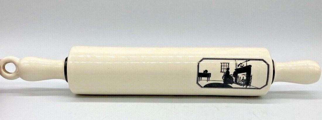 HARKER SILHOUETTE PATTERN CERAMIC ROLLING PIN (1 of 8)