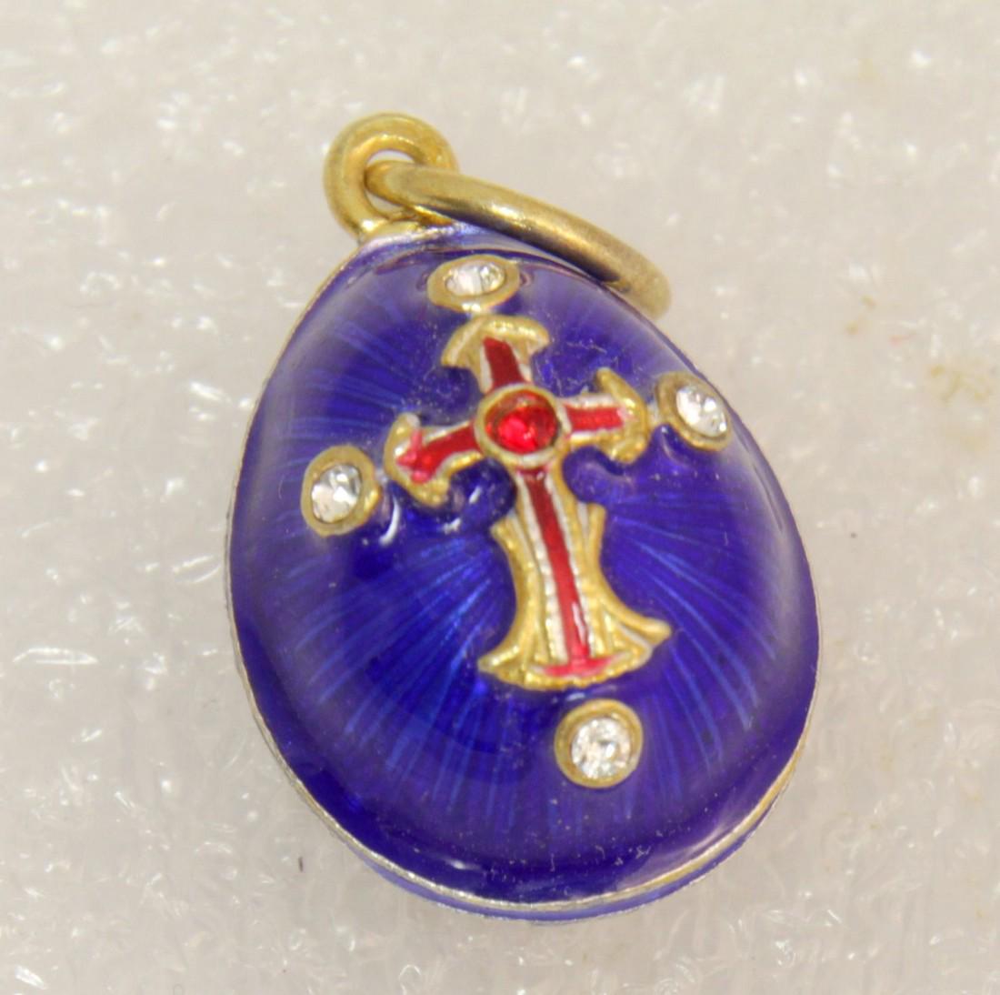 Faberge style egg. Pendant (1 of 2)