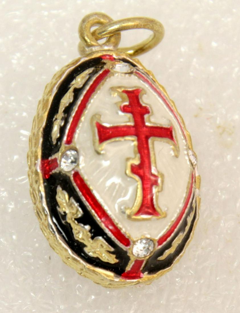 Faberge style egg. Pendant (1 of 2)