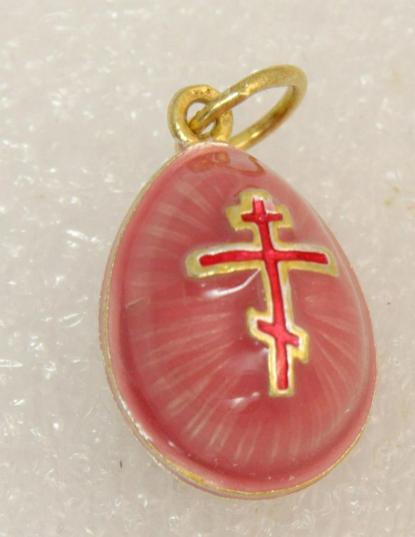 Faberge style egg. Pendant (1 of 2)
