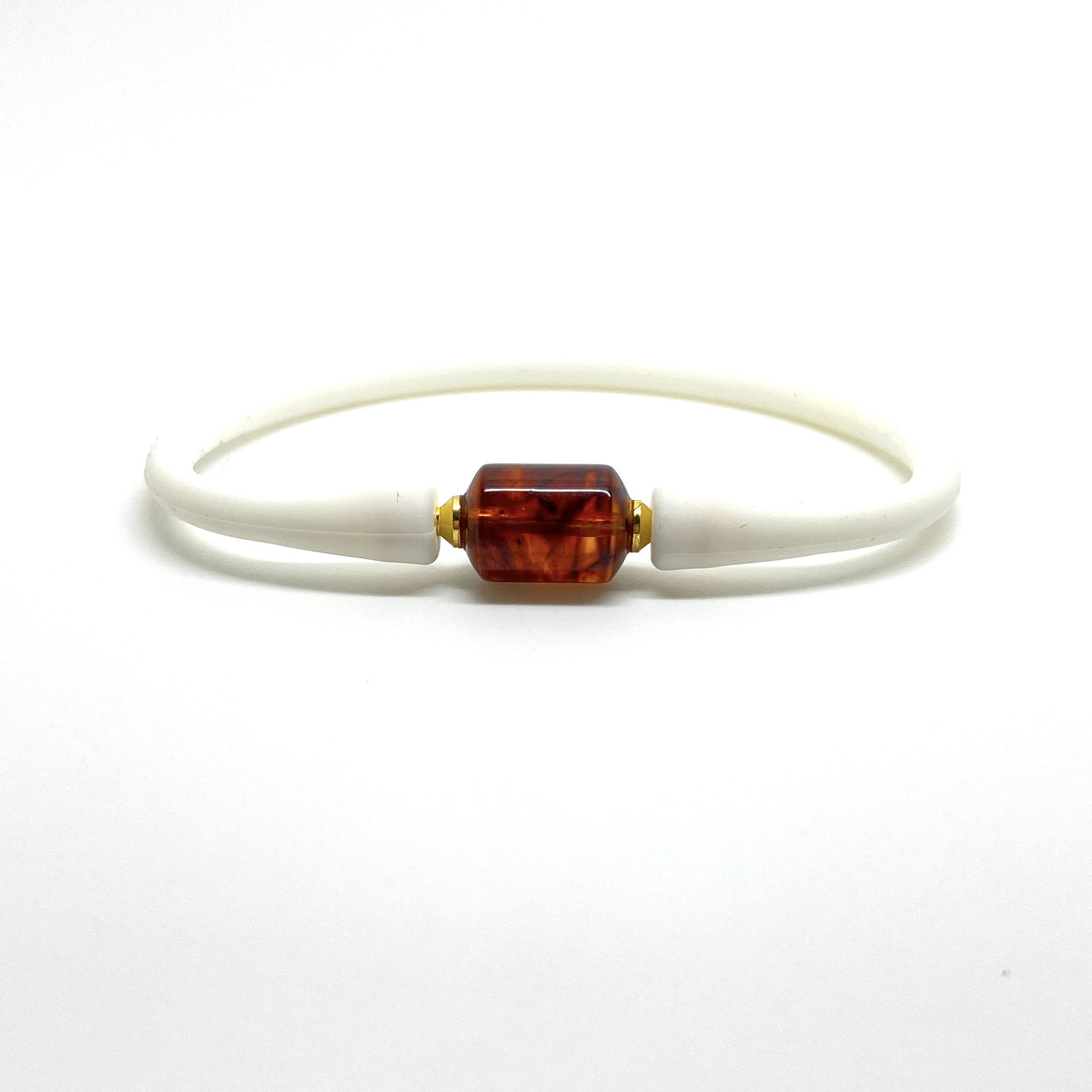 Amazing Amber Bracelet made from Doughnut shaped Amber bead (1 of 6)