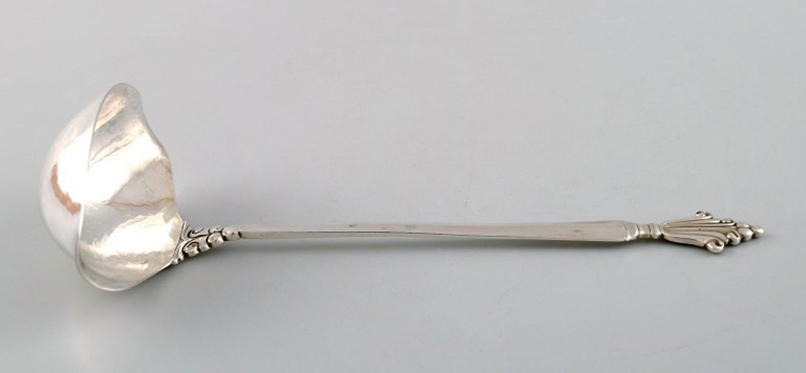 Georg Jensen sauce ladle in full sterling silver, silverware, Georg Jensen Acanthus. (1 of 4)