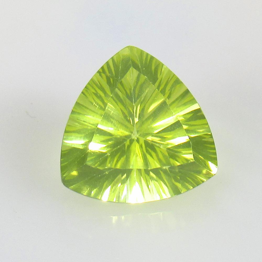 5.34 Ctw Natural Lemon Quartz Concave Cut: No Reserve! Title: 5.34 Ctw Natural Lemon Quartz Concave Cut Stone Clarity: VVS Gemstones: Natural Lemon Quartz Carat Weights: 5.34 Size/Dimensions: 12.10 x 12.10 x 7.60 mm Additional Information: Goo