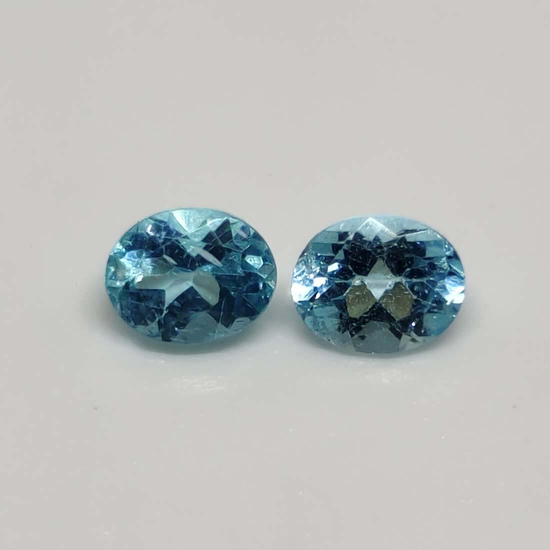 0.85 ct Natural Blue Apatite Pair (1 of 1)
