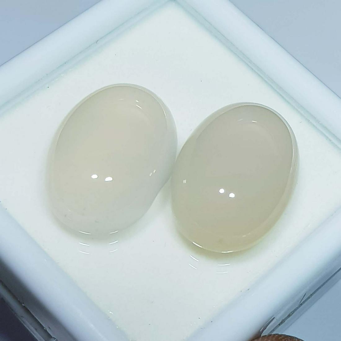 27.58 ct Natural Chalcedony Pair (1 of 4)